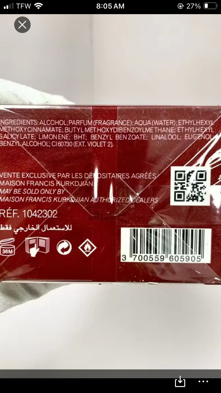 Baccarat Rouge 540