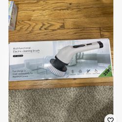 Multifunctional Electric Cleaning Brush White Cordless Fast Charge 25W 