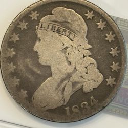 1834 Capped Bust Half Dollar – Early US Silver