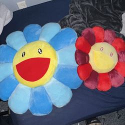 takashi murakami Pillows Red Has Minor Damage 