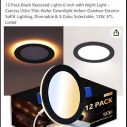 8 LED Recessed Light with Night Light (CYCEVSUN)