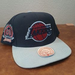 Lakers Hat Mitchell N Ness