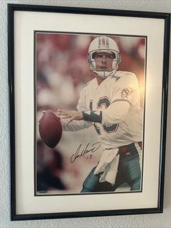 Dan Marino Signed Poster