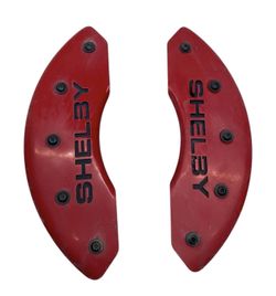 2017-2026 F150 SHELBY RAPTOR LEFT & RIGHT REAR SHELBY BRAKE CALIPER TRIM SET RED