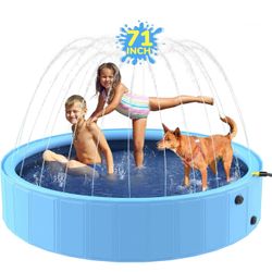 71'' Foldable Dog Pool