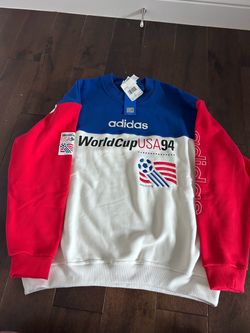 Adidas FIFA Classics World Cup USA 94 Crewneck Sweatshirt KD1156 MEN SIZE LARGE