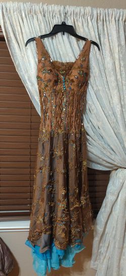 Putros Women Dress Brown
