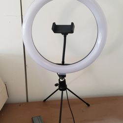 12" SELFIE LIGHT RING wSTAND