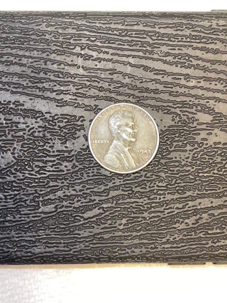 1943 No Mint Mark Steel Wheat Penny