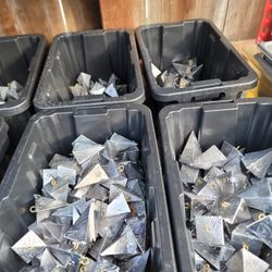 Pyramid And Cannon Ball Fishing Weights 