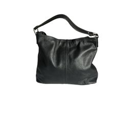 Koba Genuine Leather Black Shoulder Bag