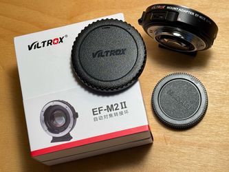 Viltrox EF-M2II 0.71x Speedbooster for Canon EF Mount Lens to M43 Camera