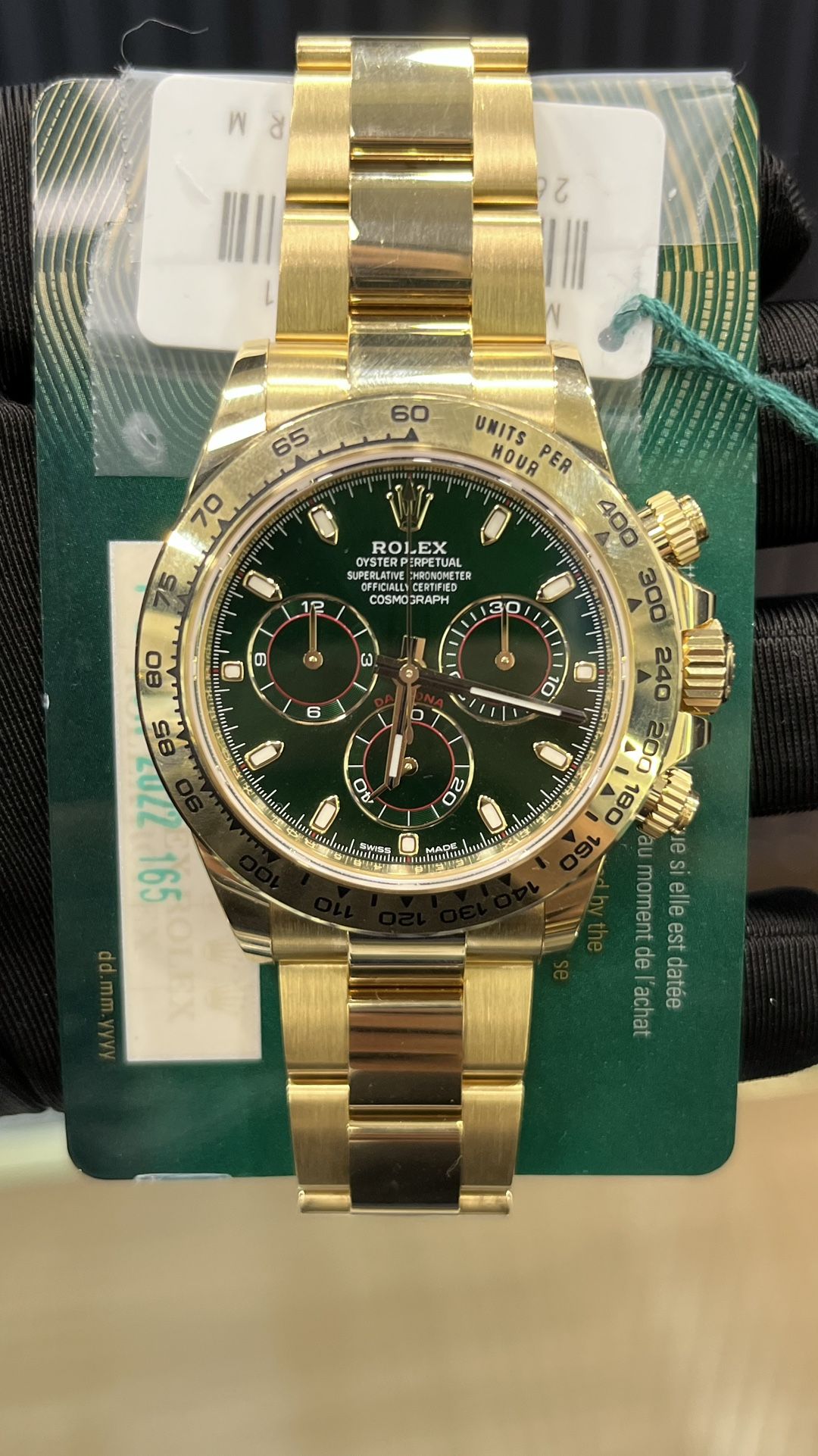 JOHN MEYER! Rolex Daytona in All 18k Gold w/ Green Dial