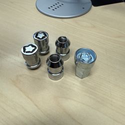  Wheel Lock Lug Nut Kit Anti Theft 1/2-20 Thread Size, Compatible with Jeep Wrangler Comanche Liberty CJ3 CJ5 & Ford F-150 Centurion Fairmont