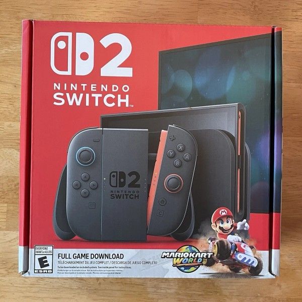 Nintendo Switch 2 Mario Kart Bundle - Brand New With Receipt $420