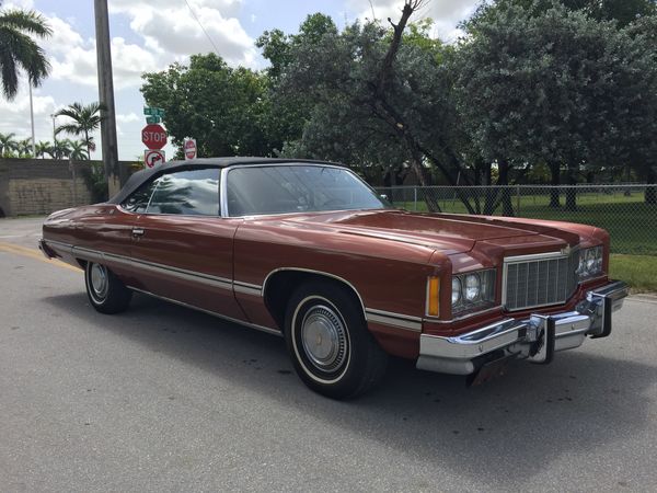 1974 Chevrolet Caprice Clic Convertible For In Miami Fl 1974 Chevrolet Caprice Clic Convertible