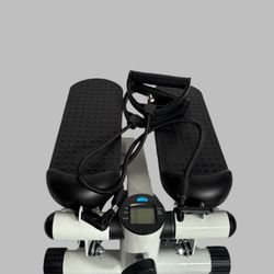 Mini Fitness Stepper With Resistance Bands and LED Screen