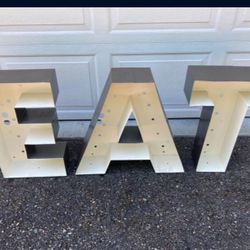 EAT Sign For Home Or restaurant Decoration And Advertisement 199$ Obo