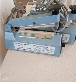 TEW TISH-100 Impulse Heat Sealer Plastic Bag Sealer