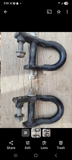 07 Chevy Original Factory Tow Hooks