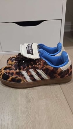 Adidas Wales Bonner Leopard Print Sneakers. SIZE 5