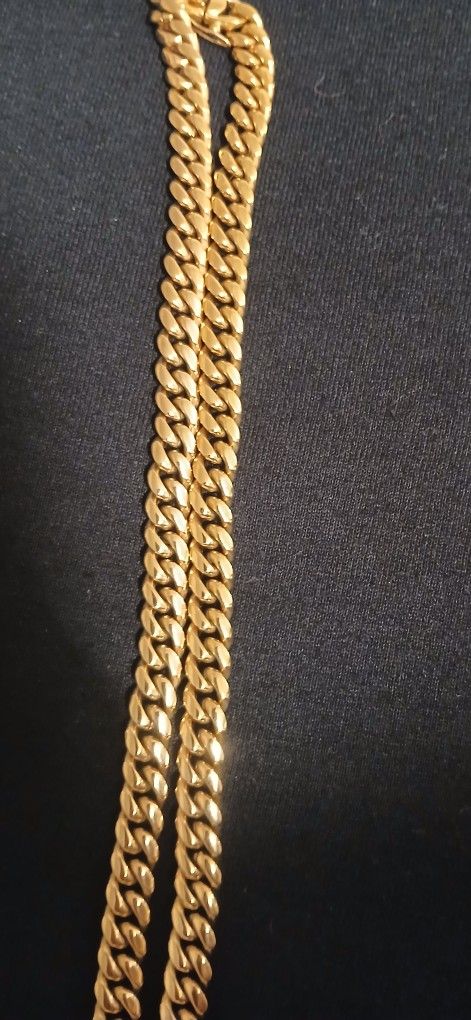 14k Gold Cuban