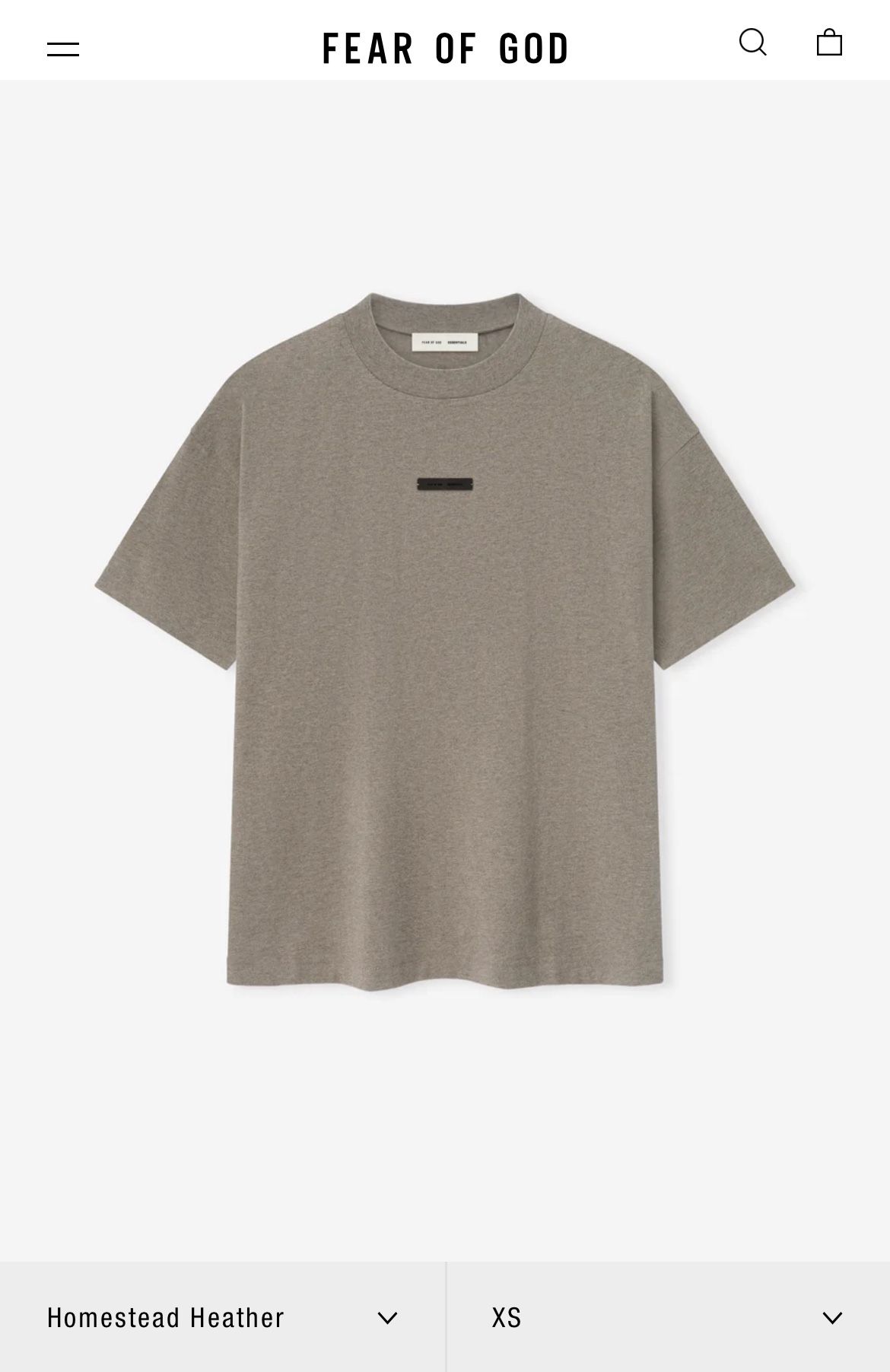Essentials Shirt XS Homestead Heather