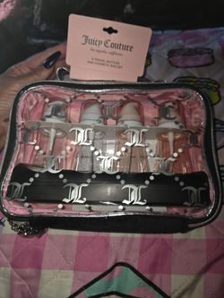 Juicy Couture travel bag 4pc bottles