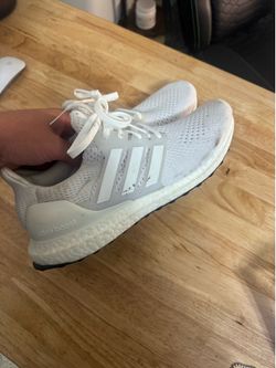 Adidas Ultraboost 1.0 Triple White Running Shoes Men’s Size 11