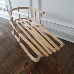 Kids Wooden Sled