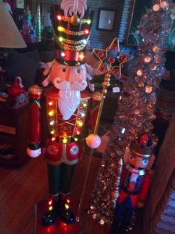 Nutcracker 4 ft tall lighted brand new