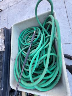 Industrial Water Hose plus Connectors (over 200 Feet long altogether)