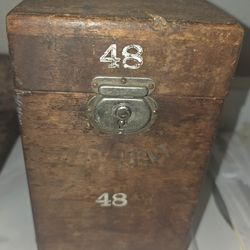 Vintage Westinghouse Electric Mfg. Transformer In Wooden Case, 11 Pounds Heavy