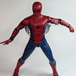 15" Marvel SPIDERMAN Plastic Figure w/ Webs under Arms 2017 Hasbro