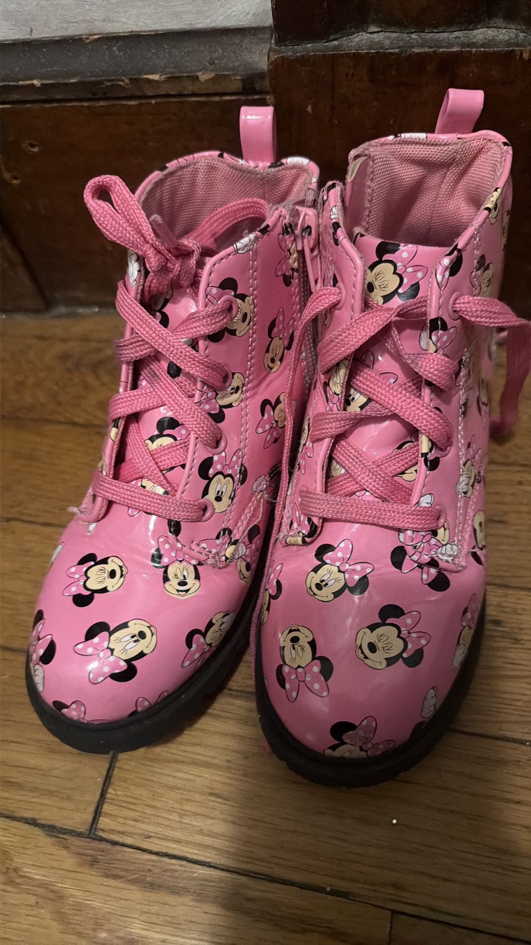 Almost new Mickey Mouse rain boots