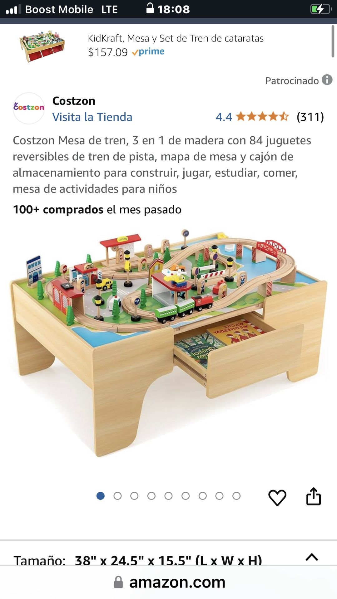 Reversible Train Storage Table