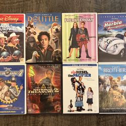 Disney Movies, DVD Lot (Lot of 8 Movies)