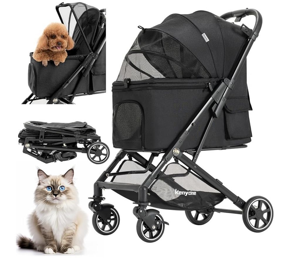 Medium Dog Stroller, Kenyone Pet Stroller