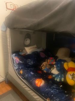 Like-New Cubby Bed Safety Bed – Fully Loaded with Tech Hub