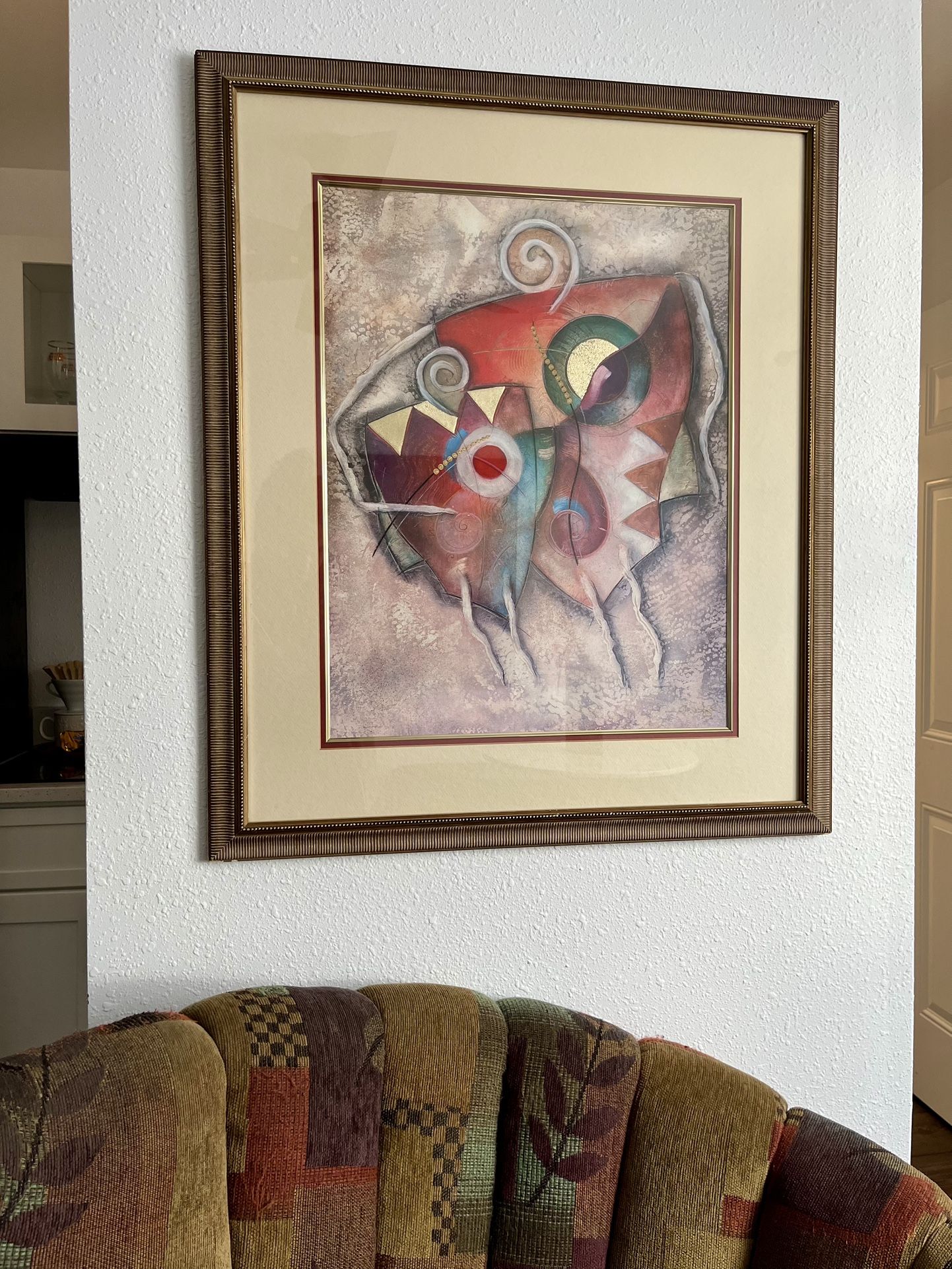 Abstract Mixed Media Eric Waugh Abstract Wall Art