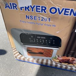 whall Air Fryer Oven,12QT 12-in-1 Air Fryer Convection Oven,Rotisserie,Roast,Bake,Dehydrate,12 Cooking Presets,Digital Touchscreen,Stainless Steel,wit