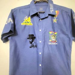 Graphic Button Down Shirt