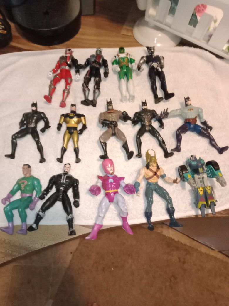 14 Super Heroes Vintage Collection.Best Offer Accepted