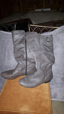 Lower East Side gray boots