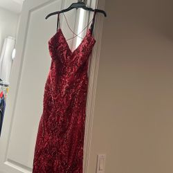 Red prom Formal Dress 