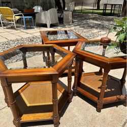 Vintage MCM end tables 