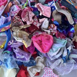 Lot Of Barbies Clothes 