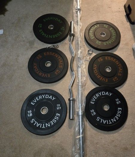 Olympic Bar And Weights 