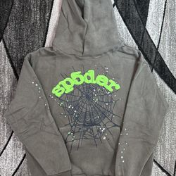 Slate Grey Sp5der Hoodie 