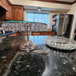 Mirror And Crystal Dishes